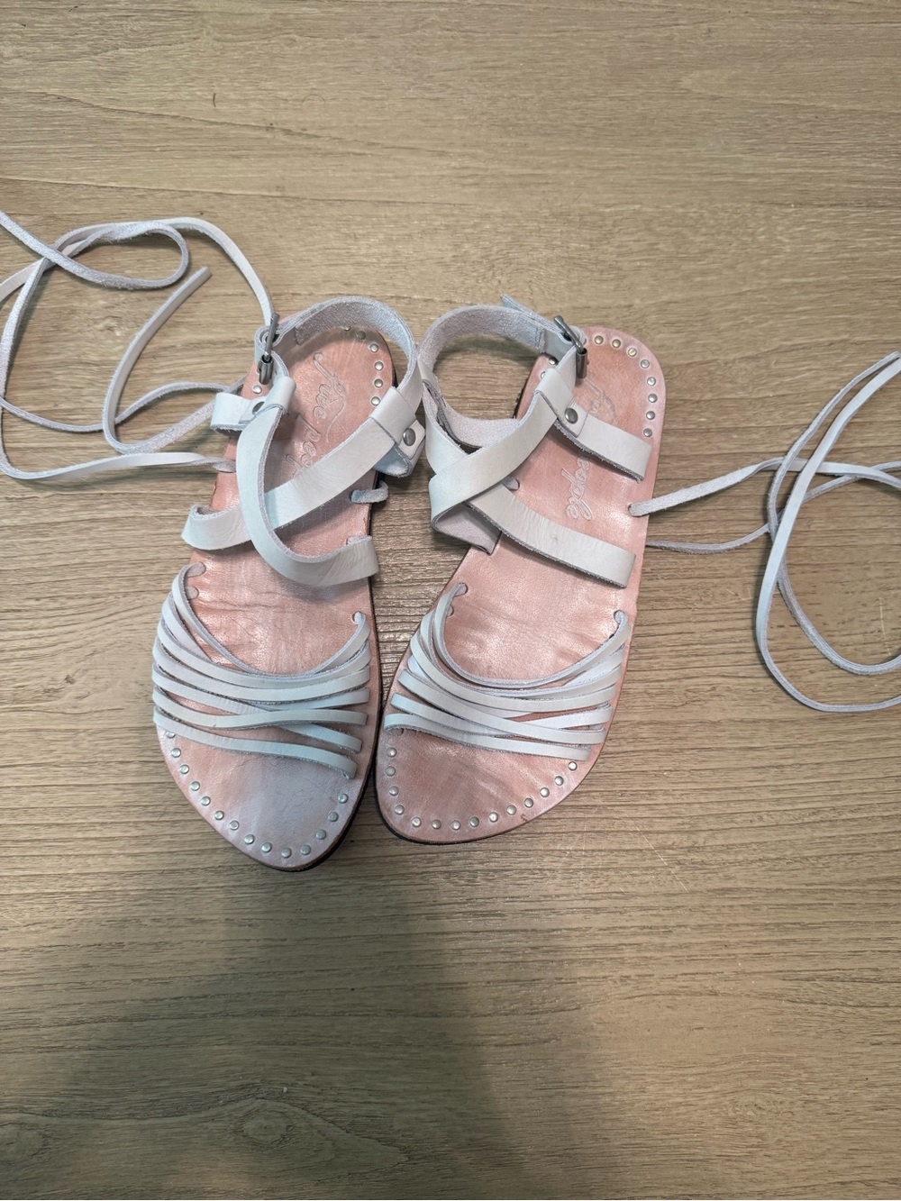 Free People Gladiator Style Wrap Sandals